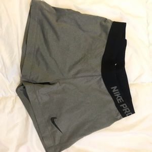 Nike pro compression shorts